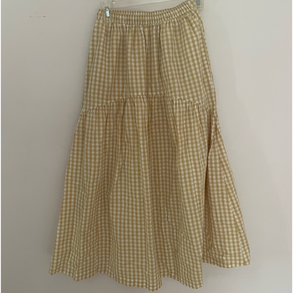 Gingham skirt